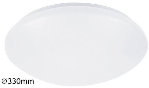 Rabalux 3438 LED koupelnové stropní svítidlo Lucas 1x18W | 1170lm | 4000K | IP44 - bílá
