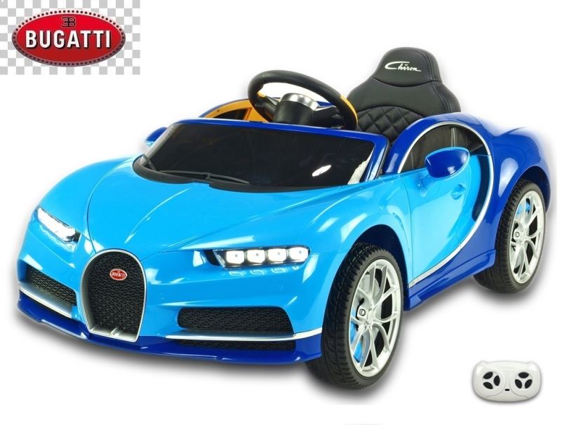Elektrické auto pro děti Bugatti Chiron, modrý