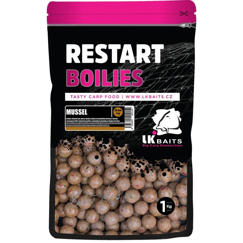 LK Baits Boilies Restart Mussel 1kg 20mm