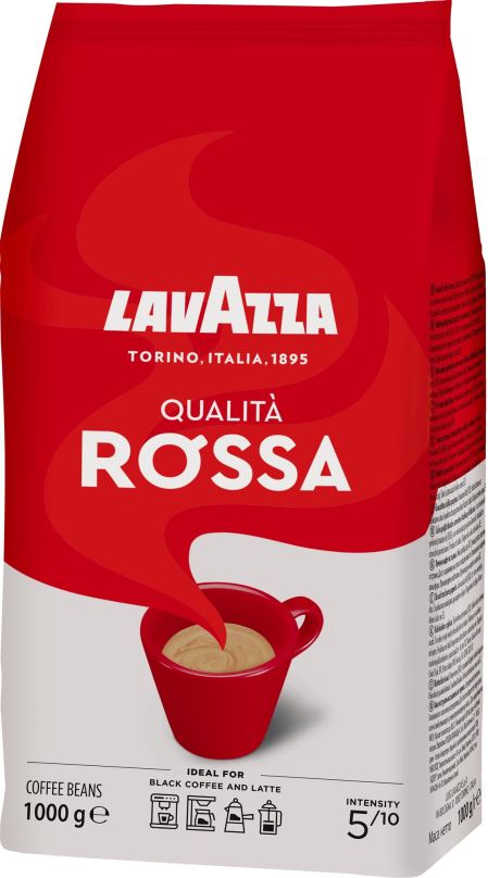 Káva Lavazza Qualita Rossa, zrnková, 1000g