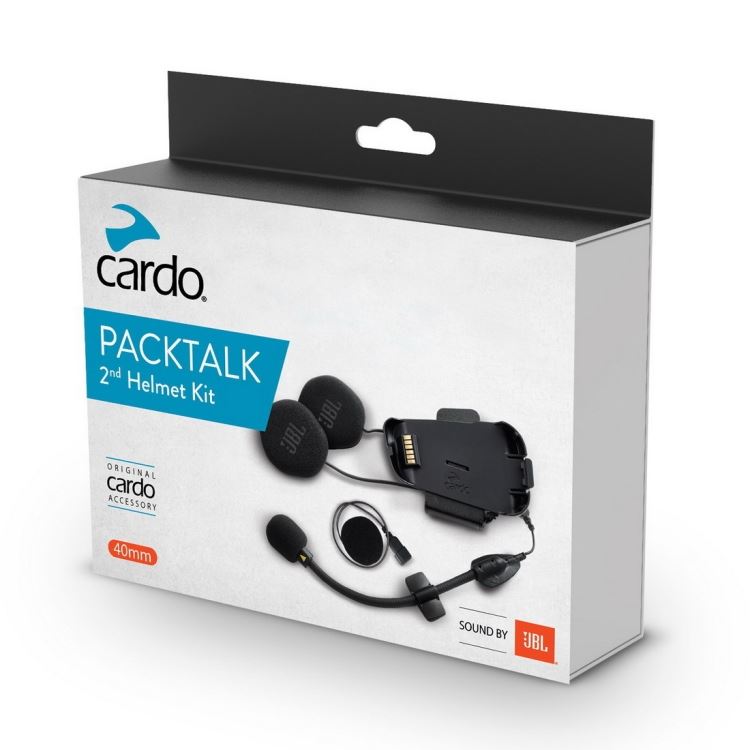 Cardo PACKTALK BOLD audio sada JBL pro druhou helmu