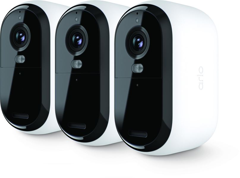 IP kamera Arlo Essential Gen.2 2K Outdoor Security Camera, 3 ks, bílá