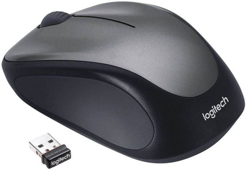 Myš Logitech Wireless Mouse M235 černo-stříbrná