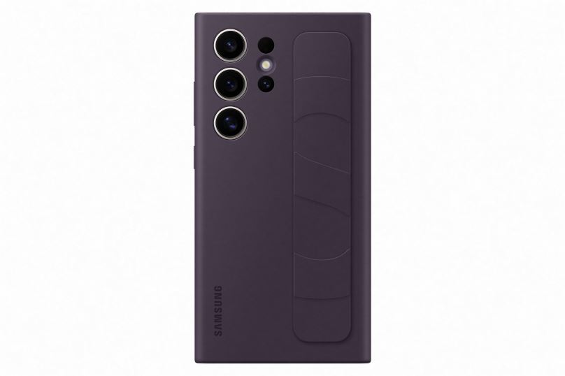 Kryt na mobil Samsung Galaxy S24 Ultra Zadní kryt s poutkem Dark Violet