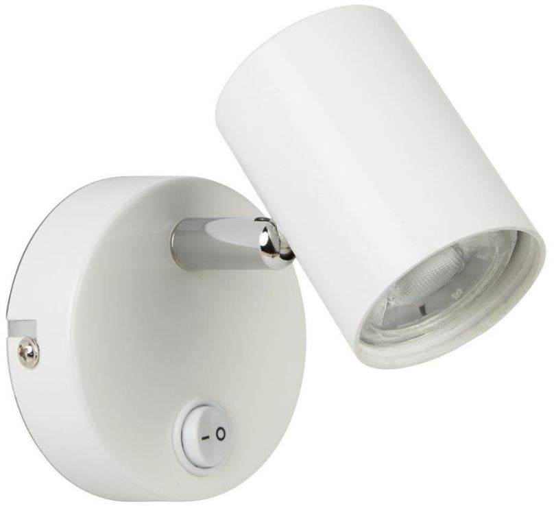 Nástěnná lampa Searchlight - LED Nástěnné bodové svítidlo ROLLO 1xLED/4W/230V bílá