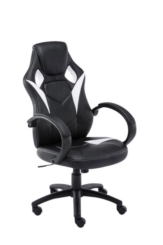 Kancelářská židle BHM GERMANY Magnus, černá / bílá