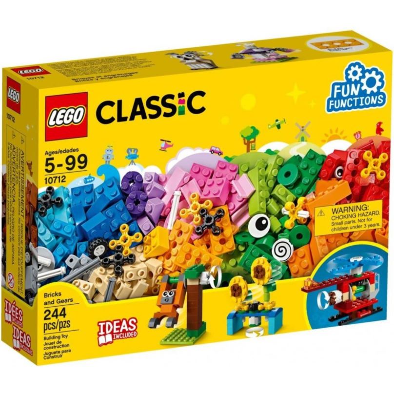 Stavebnice LEGO Classic 10712 Kostky a ozubená kolečka