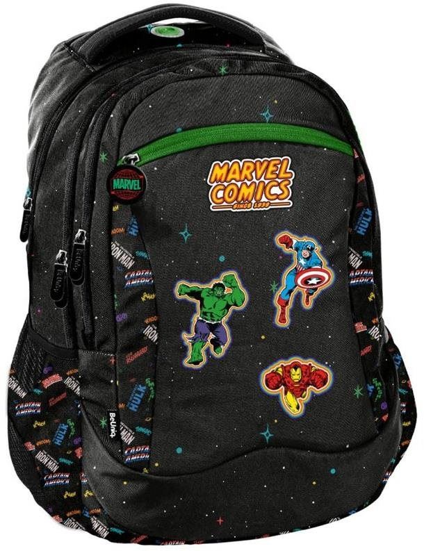 Školní batoh PASO Marvel Comics, Černý