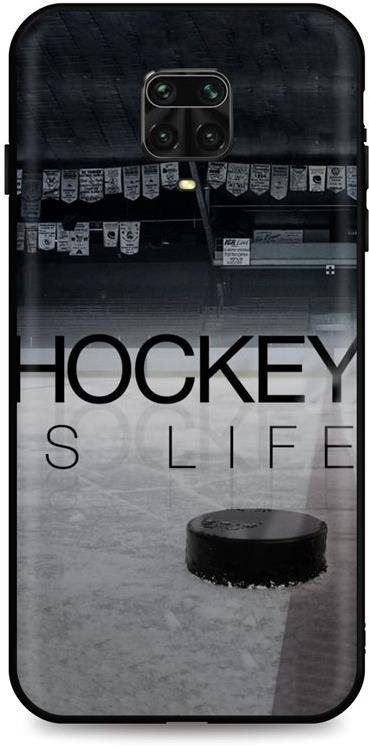 Kryt na mobil TopQ Xiaomi Redmi Note 9 PRO silikon Hockey Is Life 51207