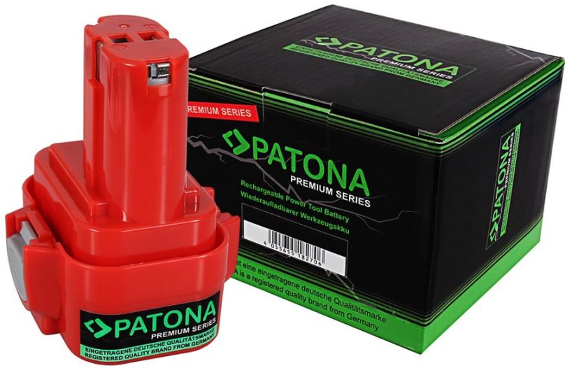 Nabíjecí baterie pro aku nářadí PATONA pro Makita 9,6V 3300mAh Ni-MH Premium PA09