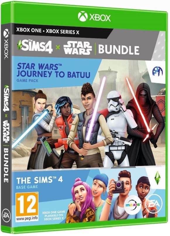 Hra na konzoli The Sims 4: Star Wars - Výprava na Batuu bundle (Plná hra + rozšíření) - Xbox One