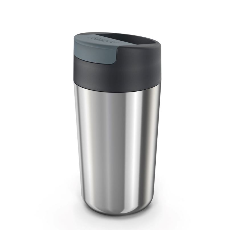 JOSEPH JOSEPH Hrnek cestovní s hygienickým uzávěrem Sipp Travel Mug 81133, 454ml, nerez