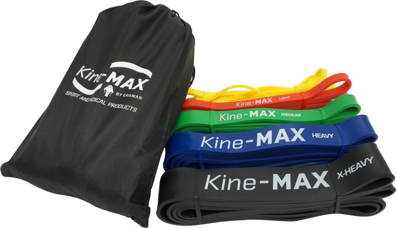 Sada gum na cvičení Kine-MAX Professional Super Loop Resistance Band Kit