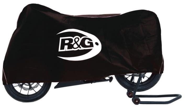 Plachta na motorku R&G Superbike/Street prodyšná vnitřní plachta černá/stříbrná