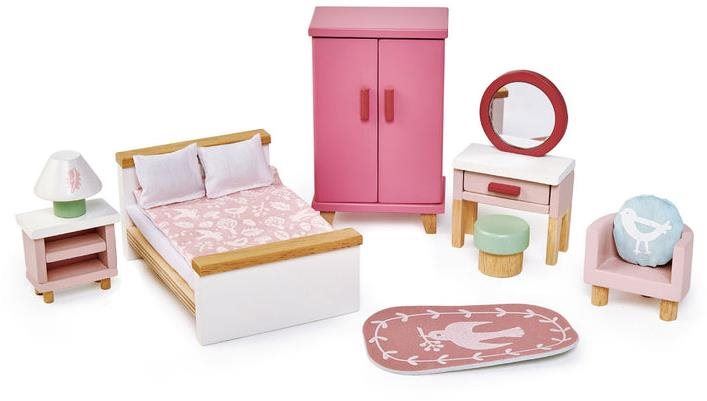 Nábytek pro panenky Tender Leaf Dolls House Bedroom Furniture