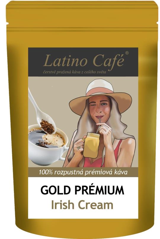 Káva Latino Café Instant Gold Irish Cream, varianta Gold instant 100 g