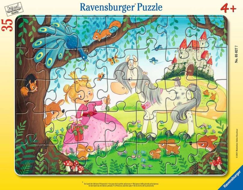 RAVENSBURGER Puzzle Princezna a její přátelé 35 dílků