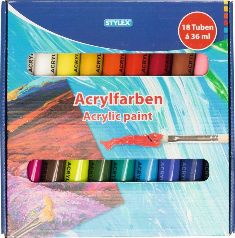 Akrylové barvy na plátno Laura 28655