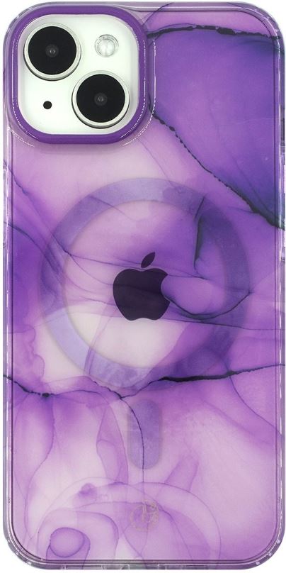 Kryt na mobil COLOR INK kryt s MagSafe na iPhone 14 - Purple