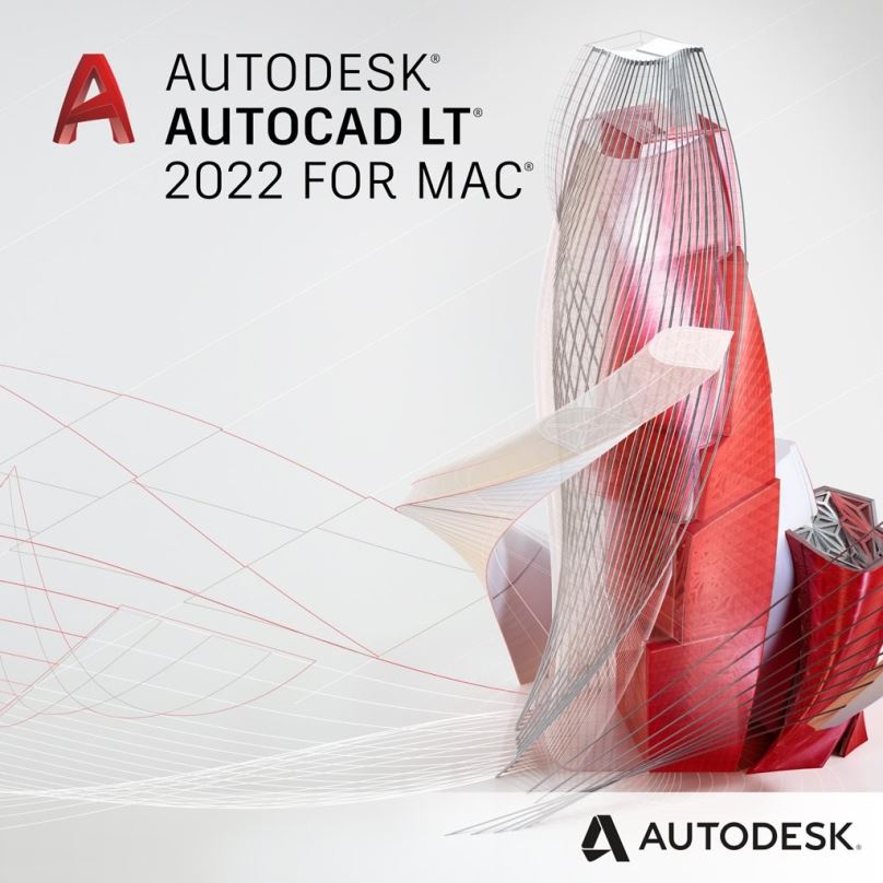CAD/CAM software AutoCAD LT pro Mac Commercial Renewal na 3 roky (elektronická licence)