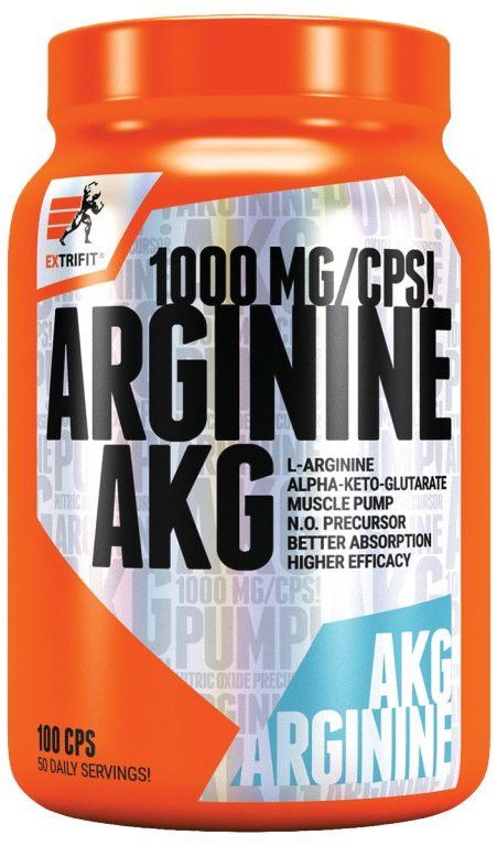 Aminokyseliny Extrifit Arginine AKG 1000 mg, 100 kapslí