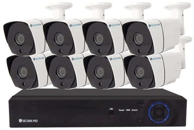 Kamerový systém Kamerový systém Securia Pro IP 5MPx NVR8CHV5-W, bez disku