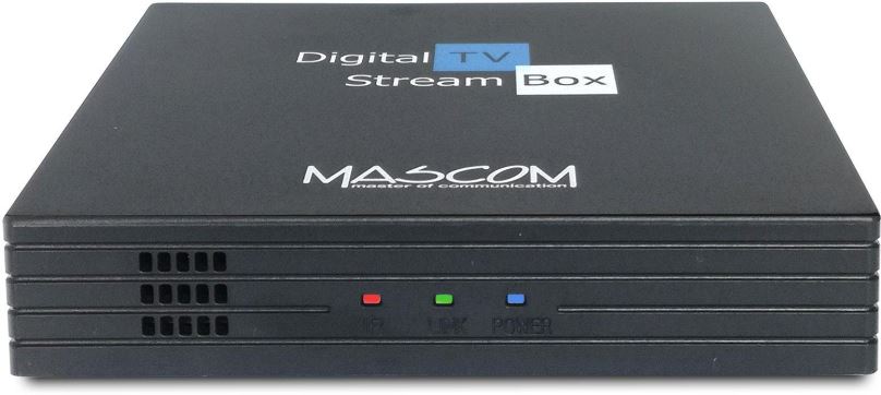Multimediální centrum Mascom MCA102T/C, Android TV 10.0, DVB-T2, 4K HDR, RC TV Control