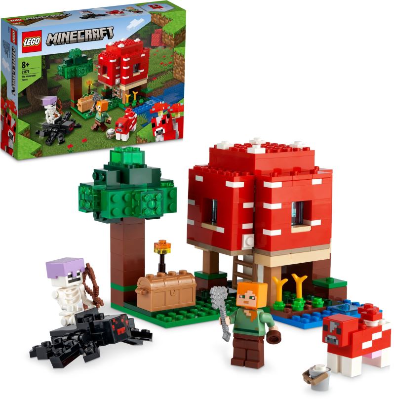 LEGO stavebnice LEGO® Minecraft® 21179  Houbový domek