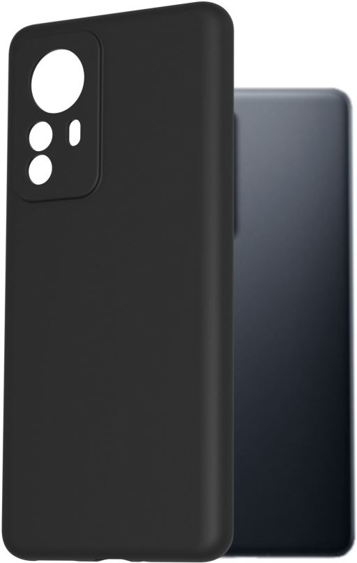 Kryt na mobil AlzaGuard Premium Liquid Silicone Case pro Xiaomi 12 Pro černé