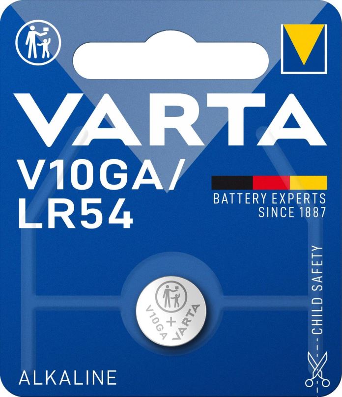 Knoflíková baterie VARTA speciální alkalická baterie V10GA/LR54 1ks