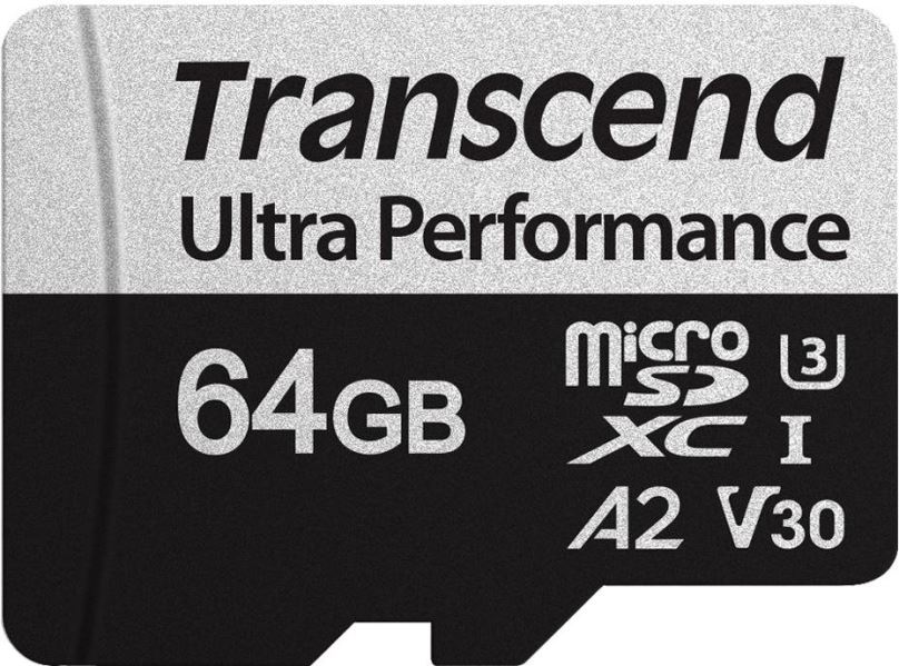 Paměťová karta Transcend microSDXC 64GB 340S + SD adaptér