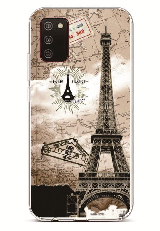 Kryt na mobil TopQ Samsung A02s silikon Paris 2 55807
