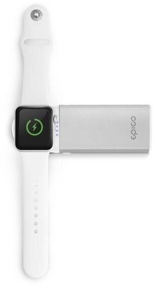 Powerbanka Epico powerbanka pro Apple Watch - stříbrná