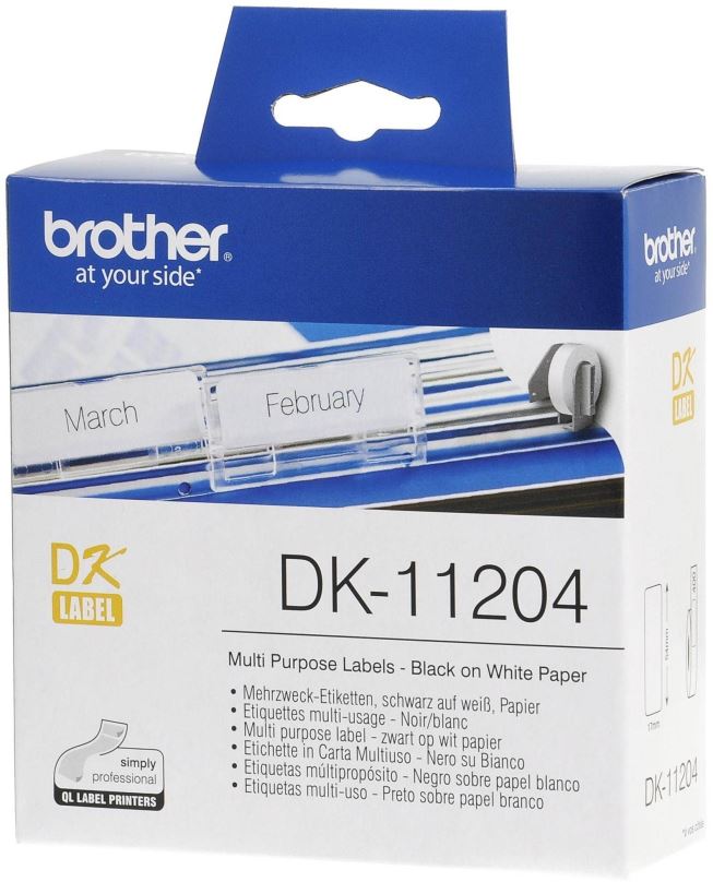 Papírové štítky Brother DK-11204