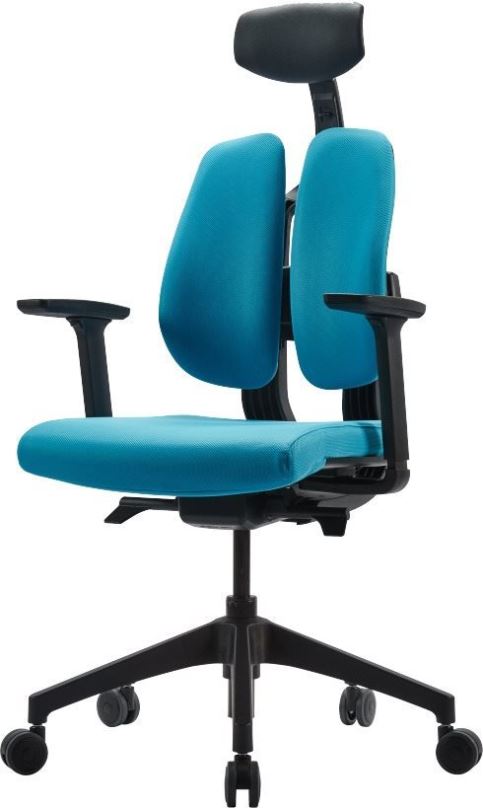 Kancelářská židle 3DE DUOrest Butterfly - modrá