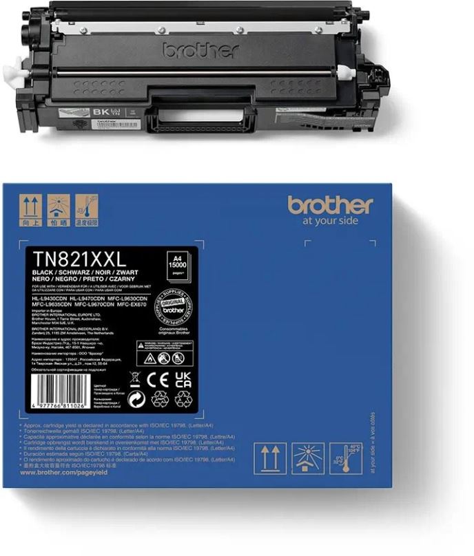 Toner Brother TN-821XXLBK černý