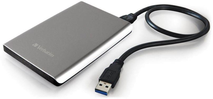 Externí disk Verbatim Store 'n' Go USB HDD - stříbrný