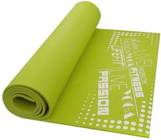 Podložka na cvičení Lifefit Slimfit Plus gymnastická světle zelená
