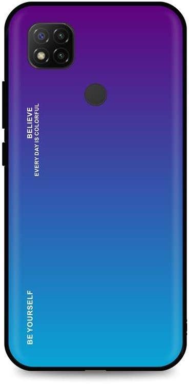 Kryt na mobil TopQ LUXURY Xiaomi Redmi 9C pevný duhový purpurový 52271