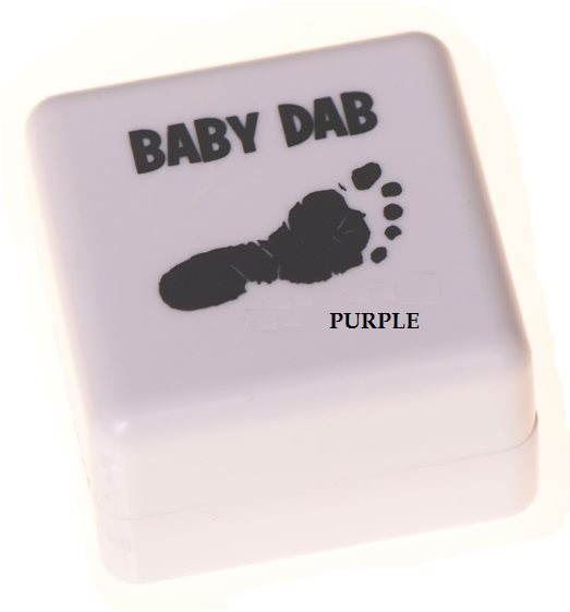 Sada na otisky Baby Dab na dětské otisky - fialová