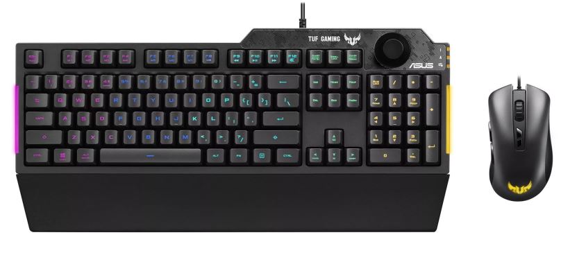 Set klávesnice a myši ASUS TUF Gaming Combo K1 & M3 - CZ/SK