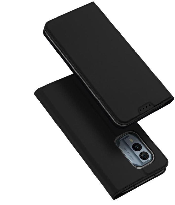 Pouzdro na mobil DUX DUCIS Skin Pro knížkové kožené pouzdro na Nokia X30, černé