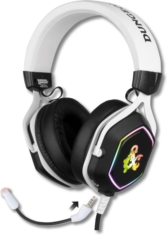 Herní sluchátka Konix Dungeons & Dragons Rainbow Gaming Headset
