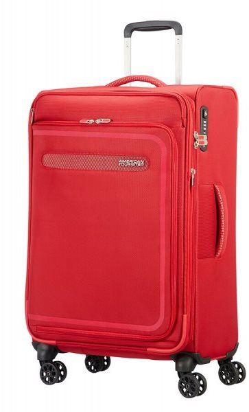 Cestovní kufr American Tourister Airbeat Spinner 68 EXP Pure Red
