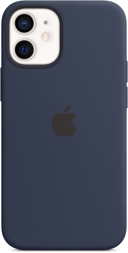 Kryt na mobil Apple iPhone 12 Mini Silikonový  kryt s MagSafe námořnicky modrý