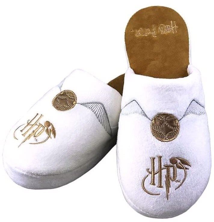 Pantofle Harry Potter - Golden Snitch - papuče vel. 38-41 bílé