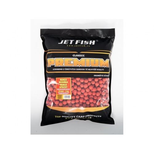 Jet Fish Boilies Premium Clasicc Mango/Meruňka 5kg 20mm