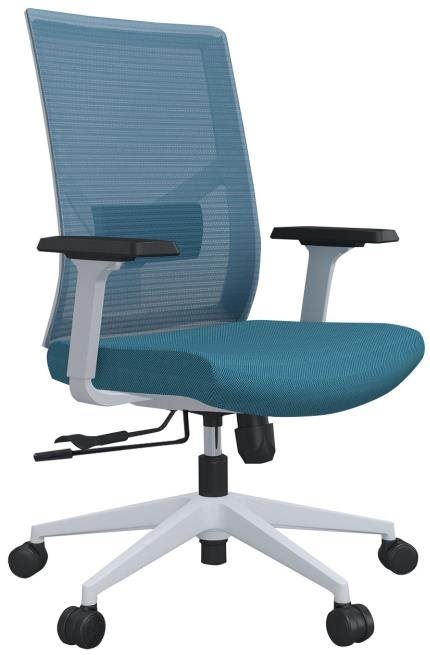 Kancelářská židle DALENOR Snow W, textil, modrá