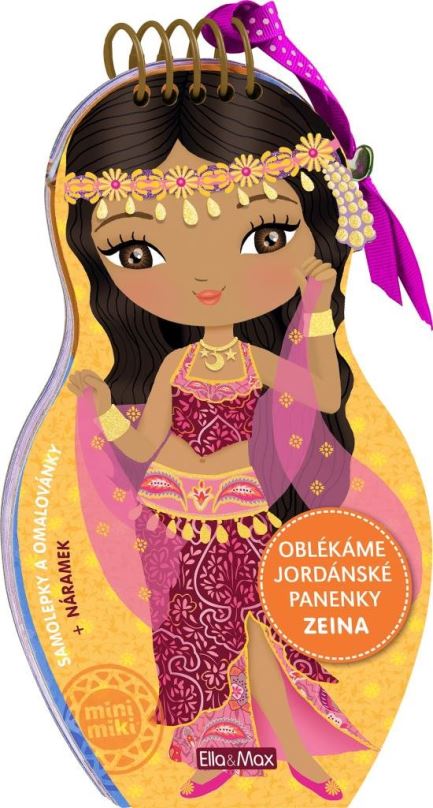 Vystřihovánky Oblékáme jordánské panenky Zeina