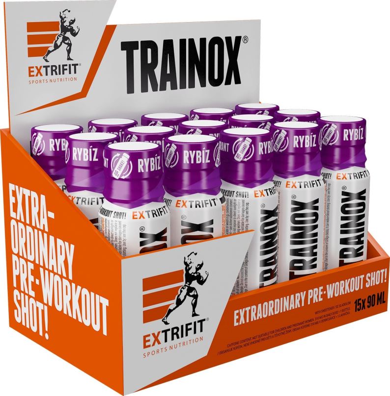 Anabolizér Extrifit Trainox Shot 15 x 90 ml black currant